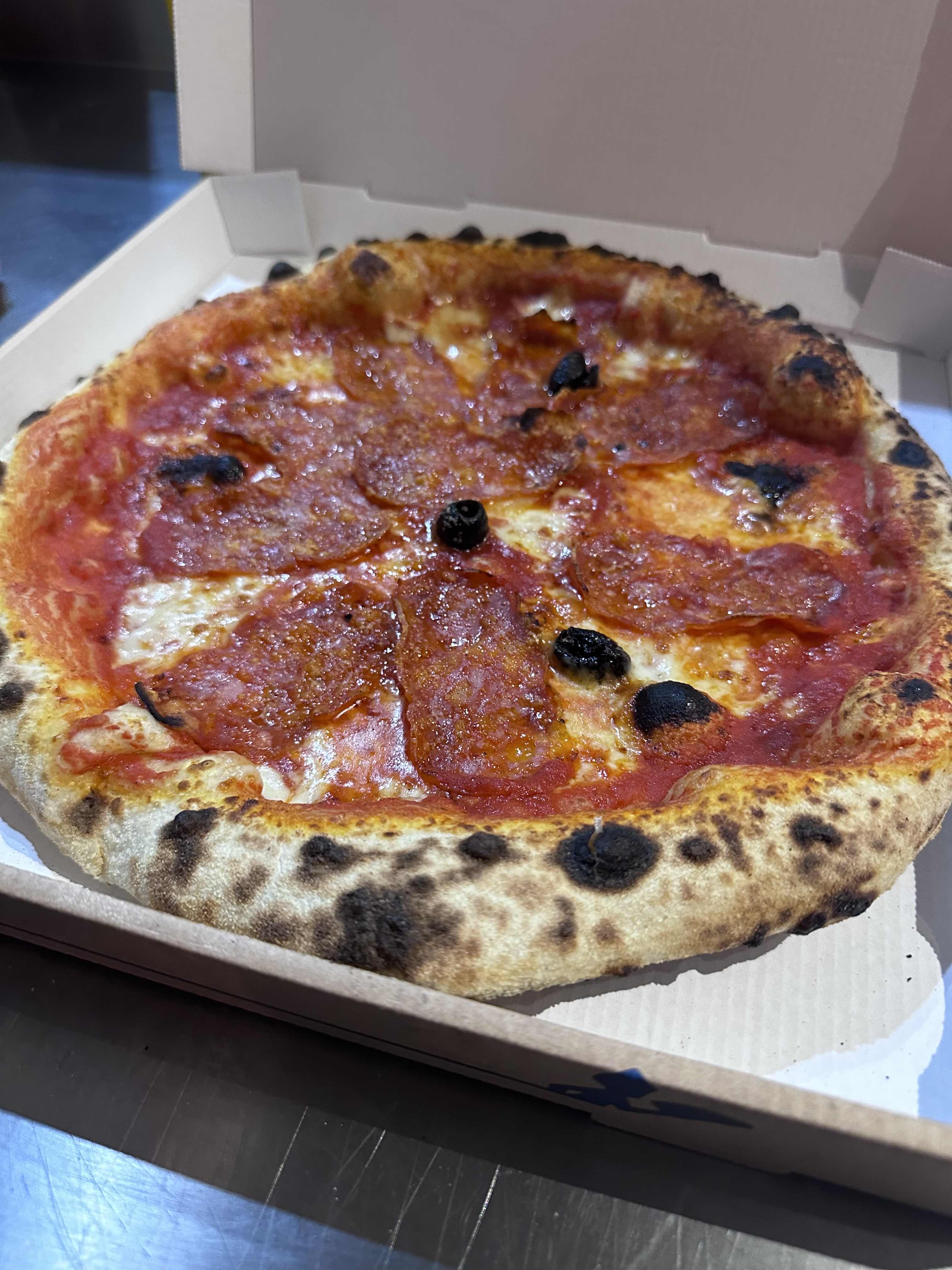Pizza Diavola pimentée